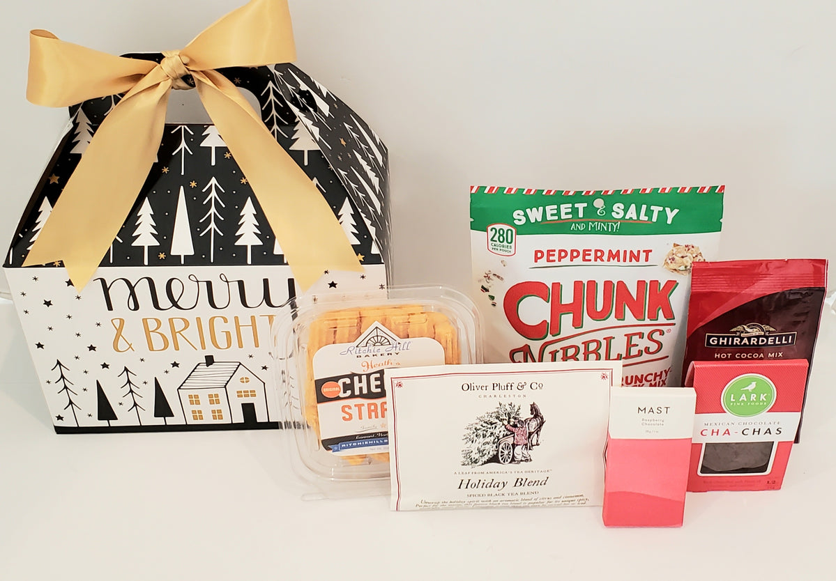 Very Merry Snack Box Gift Baskets by Melissa